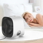 Desktop Cooling Fan USB Portable Office Cold Air Conditioning Fan, M201 Sky White, M201 Cherry Pink, M302 Girl Pink – Durable Build, Easy to Use
