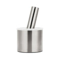 Kitchen 304 Stainless Steel Garlic Masher Spice Bean Nut Grinder, Straight Shape, Waist Shape, Drum Shape, Big Bowl Shape, Large Drum Shape Straight Shape