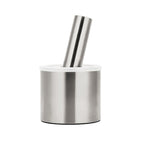Kitchen 304 Stainless Steel Garlic Masher Spice Bean Nut Grinder, Straight Shape, Waist Shape, Drum Shape, Big Bowl Shape, Large Drum Shape Straight Shape