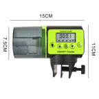 AquaBlue Fish Tank Intelligent Timing Automatic Feeder Aquarium Goldfish Feeder Large Capacity Fish Feeder,Model:, AF-2019B English Version