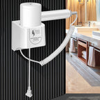 Hotel Hair Dryer Wall Mount High Power Hair Dryer Household Hair Cylinder Dryer, CN Plug, White, Black, Hotel Hairdryer White
