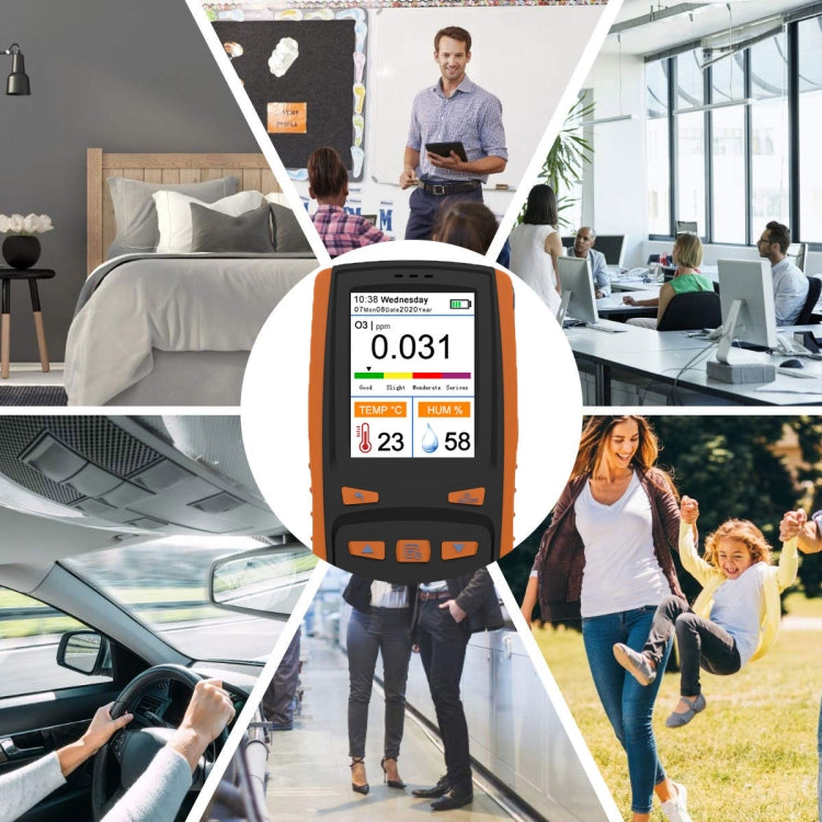 DM509-O3 Handheld Portable Ozone Analyzer O3 Ozone Gas Detector Intelligent Sensor Ozone Meter, DM509-O3 – Durable Build, Easy to Use