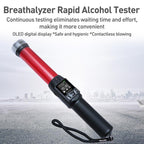 Cheetah No. 1 Alcohol Tester Blowing Baton Alcohol Tester With Flashlight Function，CN Plug, With Flashlight Function, EU Plug, With Flashlight Function, CN Plug
