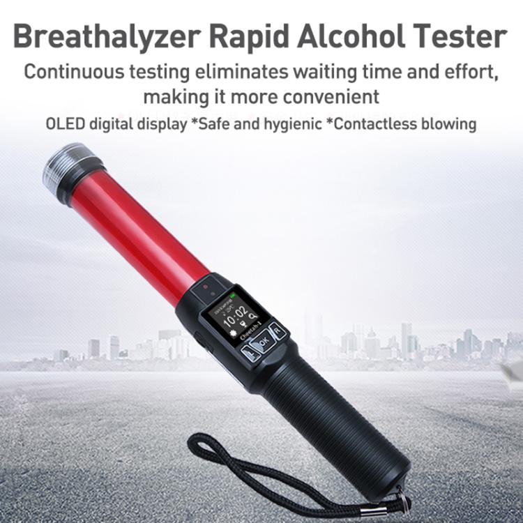 Cheetah No. 1 Alcohol Tester Blowing Baton Alcohol Tester With Flashlight Function，CN Plug, With Flashlight Function, EU Plug, With Flashlight Function, CN Plug