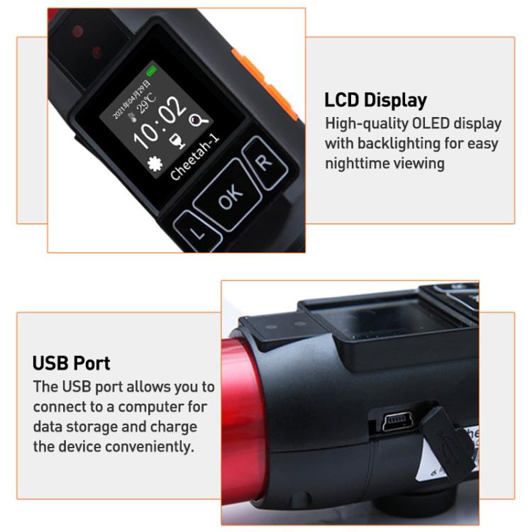 Cheetah No. 1 Alcohol Tester Blowing Baton Alcohol Tester With Flashlight Function，CN Plug, With Flashlight Function, EU Plug, With Flashlight Function, CN Plug