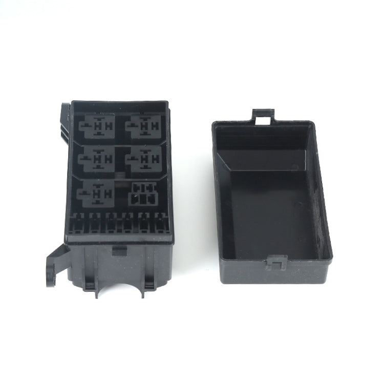 Car Modified 6-Way Insurance Box Total Control Plastic Shell Junction Box, 6-Way Insurance Box 6-Way Insurance Box