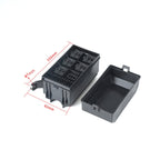 Car Modified 6-Way Insurance Box Total Control Plastic Shell Junction Box, 6-Way Insurance Box