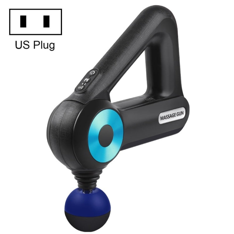 SL-8890 Triangle Fascia Muscle Relaxer Household Electric Fitness Massager, US Plug, EU Plug, UK Plug, AU Plug US Plug Blue