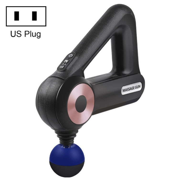 SL-8890 Triangle Fascia Muscle Relaxer Household Electric Fitness Massager, US Plug, EU Plug, UK Plug, AU Plug – Durable Build, Easy to Use US Plug Golden