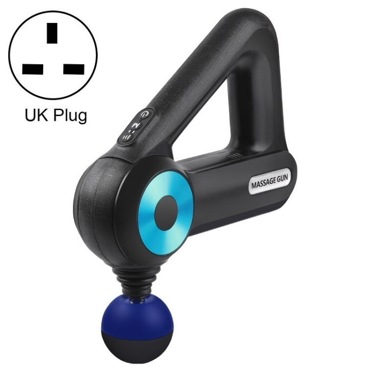 SL-8890 Triangle Fascia Muscle Relaxer Household Electric Fitness Massager, US Plug, EU Plug, UK Plug, AU Plug – Durable Build, Easy to Use UK Plug Blue