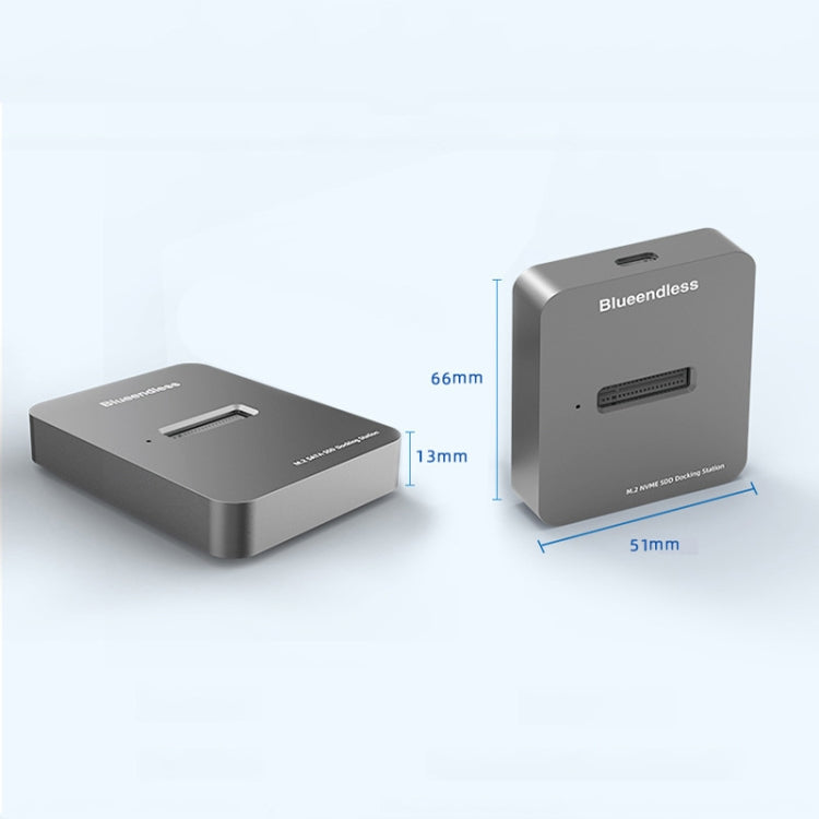 M.2 NGFF / NVME Solid State Drive Bottom USB3.1 Notebook External SSD Mobile Hard Disk Socket, Style:, SD01 (M.2 SATA Protocol), SD02 (M.2 NVME Protocol) – Aluminum Alloy