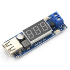 HW-318 12V To 5V Buck Module DC-DC 3A DC Power Module LED Battery Car Voltmeter Default Title
