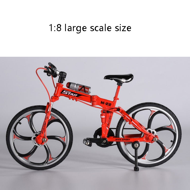 1:8 Scale Simulation Alloy Bicycle Model Mini Bicycle Toy Decoration, Folding-Blue, Folding-Red, Folding-Yellow, Mountain Bike-Red, Mountain Bike-Yellow, Race Bike-Red, Race Bike-Black, Race Bike-Yellow, Road Bike-Pink, Road Bike-Green, Road Bike-Blue ...
