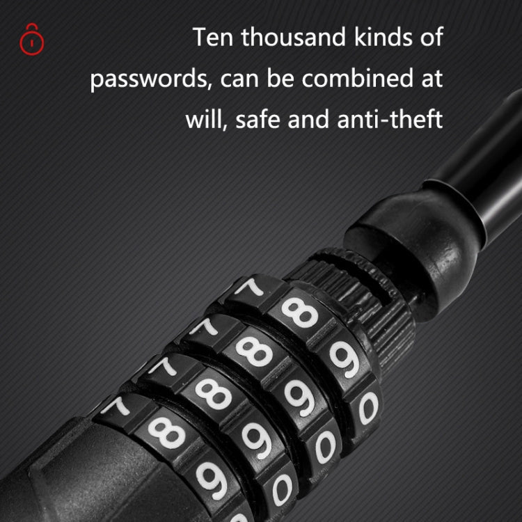 WEST BIKING YP0705063 Bicycle Lock Motorcycle Helmet Lock Anti-Theft Password Cable Lock, WEST BIKING YP0705063 – Waterproof
