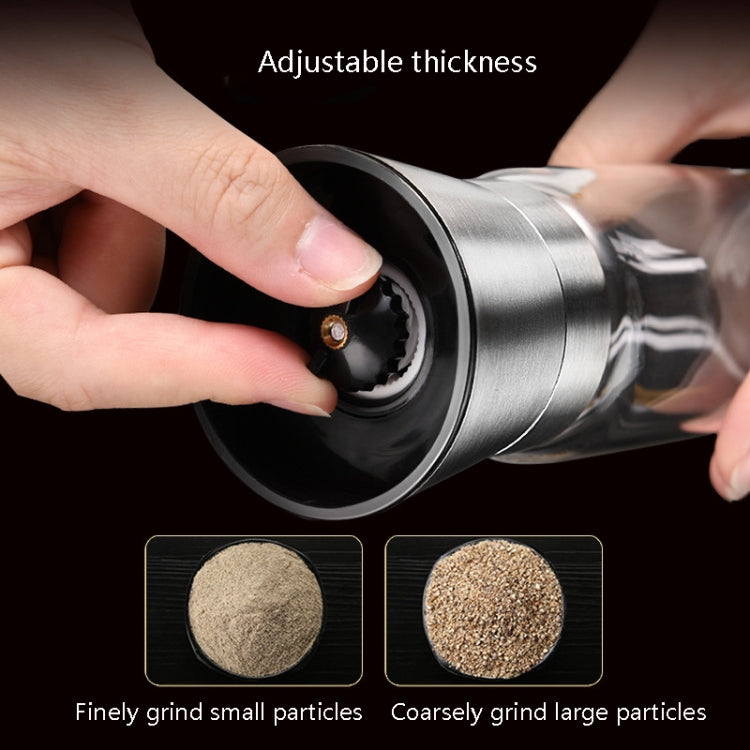 304 Stainless Steel Sea Salt Pepper Grinder Home Pepper Coffee Manual Grinding Bottle, 450ml