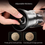 304 Stainless Steel Sea Salt Pepper Grinder Home Pepper Coffee Manual Grinding Bottle, 450ml