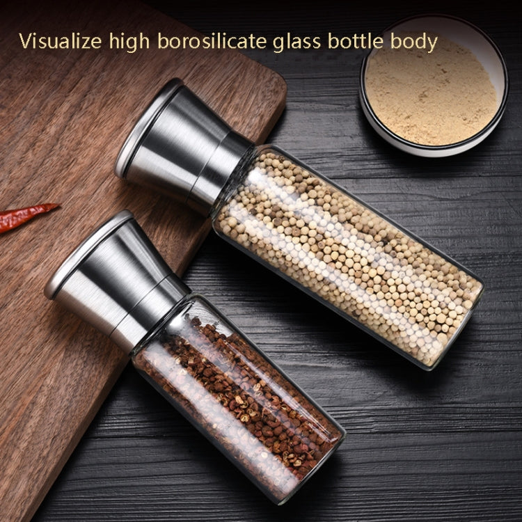 304 Stainless Steel Sea Salt Pepper Grinder Home Pepper Coffee Manual Grinding Bottle, 450ml