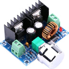 HW-439 DC-DC Step Down Buck Converter Power Supply Module XL4016E1 4-40V to 1.25-36V 8A 200W Voltage Regulator Default Title