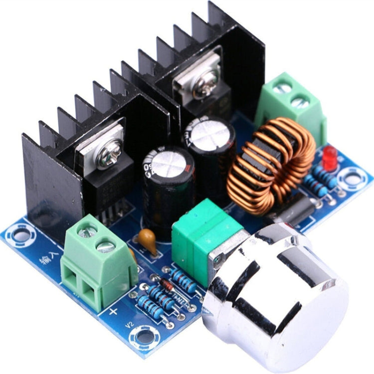 HW-439 DC-DC Step Down Buck Converter Power Supply Module XL4016E1 4-40V to 1.25-36V 8A 200W Voltage Regulator Default Title
