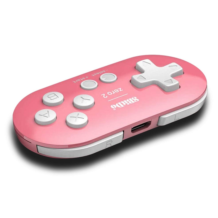 8Bitdo Zero2 Wireless Bluetooth Mini Handle For Switch / Windows / Android / MacOS / Steam / Respeberr, Yellow, Blue Green, Pink – Lanyard, Bluetooth