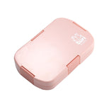 XINGCHENG XC-451 Microwave Student Lunch Box Plastic Compartment Portable Lunch Box, Blue, Pink Pink
