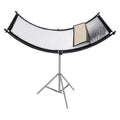 FOMITO U-Shaped Curved Photo Studio Reflector Board 4 In 1 Gold Silver White Black Reflective Board, U-Shaped 4 in 1 U-Shaped 4 in 1