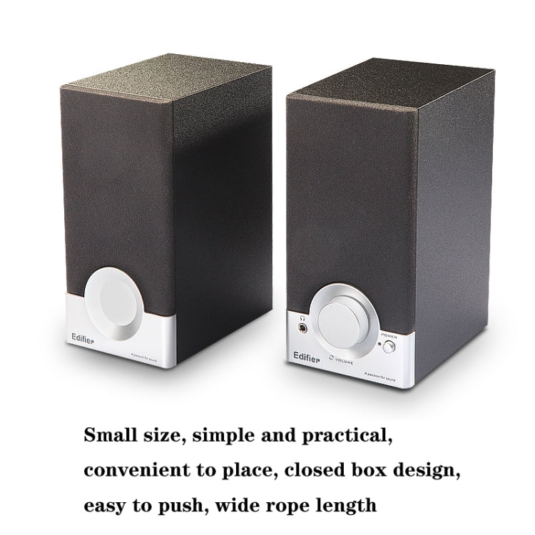 Edifier R18T Notebook Desktop Computer Mini Speaker Small Subwoofer, US Plug, R18T – Magnetic, TPU