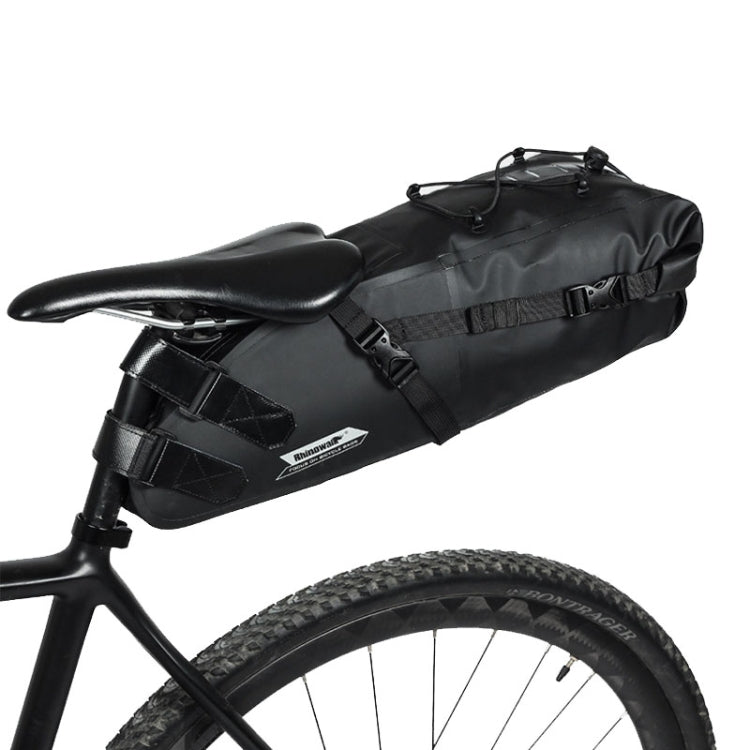Rhinowalk RK19511 Full Waterproof Bicycle Saddle Tail Bag Big Capacity Road Bike Bag, RK19511 Black 10L, RK19512 Black 5L, RK19513 Black 13L RK19511 Black 10L