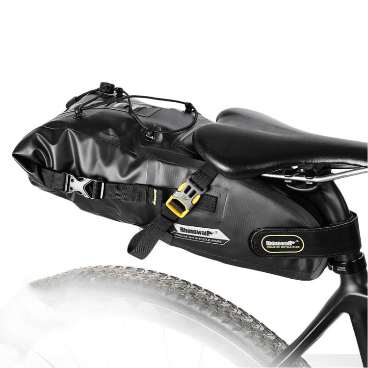 Rhinowalk RK19511 Full Waterproof Bicycle Saddle Tail Bag Big Capacity Road Bike Bag, RK19511 Black 10L, RK19512 Black 5L, RK19513 Black 13L – Waterproof, Leather RK19512 Black 5L