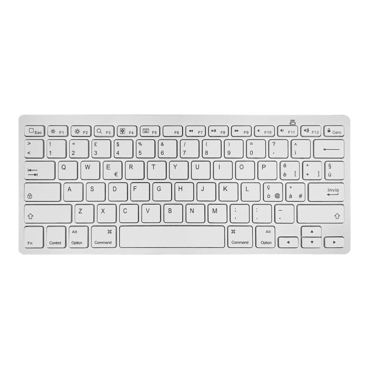 X5 Bluetooth 3.0 Wireless 78 Keys Foreign Language Small Language Keyboard, Italian, Traditional Brace, English, Thai – Bluetooth Italian