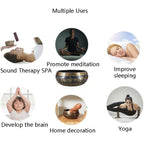 FB02-T8 Buddha Sound Bowl Yoga Meditation Bowl Home Decoration, Random Color And Pattern Delivery, 8cm, 8.5cm, 9.5cm, 10.5cm, 11.5cm, 12.5cm, 14.5cm, 17.5cm