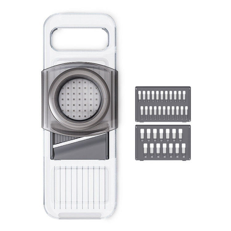 Multi-Function Slicker Kitchen Gadget Potato Slice Grater, Three Knives Gray, Six Knives Gray Three Knives Gray