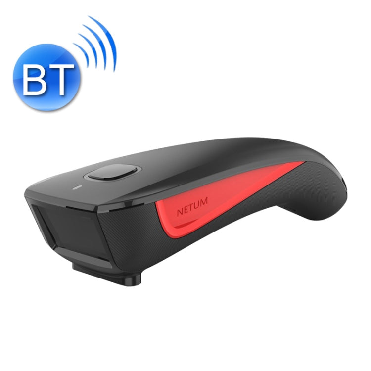 NETUM Wireless Bluetooth Scanner Portable Barcode Warehouse Express Barcode Scanner, Model: C990 Two-dimensional, C750 Two-dimensional, C990 Two-dimensional, C740 One-dimensional – Bluetooth, Non-slip C990 Two-dimensional