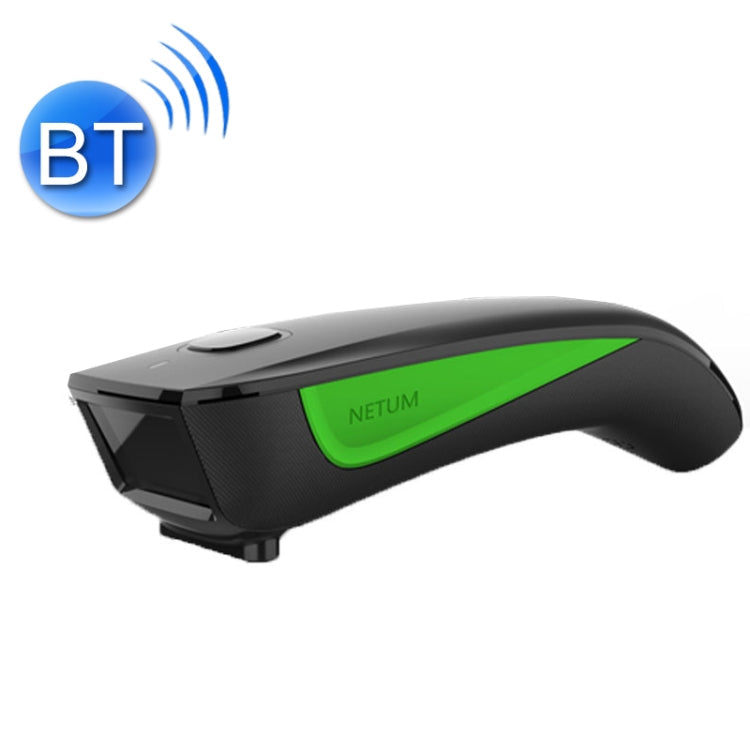 NETUM Wireless Bluetooth Scanner Portable Barcode Warehouse Express Barcode Scanner, Model: C990 Two-dimensional, C750 Two-dimensional, C990 Two-dimensional, C740 One-dimensional – Bluetooth, Non-slip C740 One-dimensional