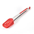 Stainless Steel Silicone Food Spatula Food Clip Barbecue Steak Clip Barbecue Baking Tool, Size: 9 Inch (Random Color Delivery), 9 Inch (Random Color Delivery), 12 Inch (Random Color Delivery), 9 Inch With Bracket(Random Color Delivery)... – Durable... 9 Inch (Random Color Delivery)