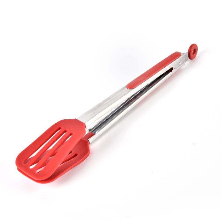 Stainless Steel Silicone Food Spatula Food Clip Barbecue Steak Clip Barbecue Baking Tool, Size: 9 Inch (Random Color Delivery), 9 Inch (Random Color Delivery), 12 Inch (Random Color Delivery), 9 Inch With Bracket(Random Color Delivery)... – Durable... 9 Inch (Random Color Delivery)
