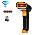 Express Barcode Scanner With Storage USB Wireless Scanner, Specification：, Red Light, Two-dimensional Red Light