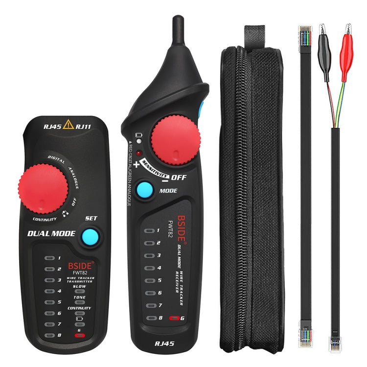 BSIDE FWT82 Analog And Digital Dual-Mode Anti-Interference Intelligent Line Finder Network Cable Tracker – Durable Build, Easy to Use Default Title