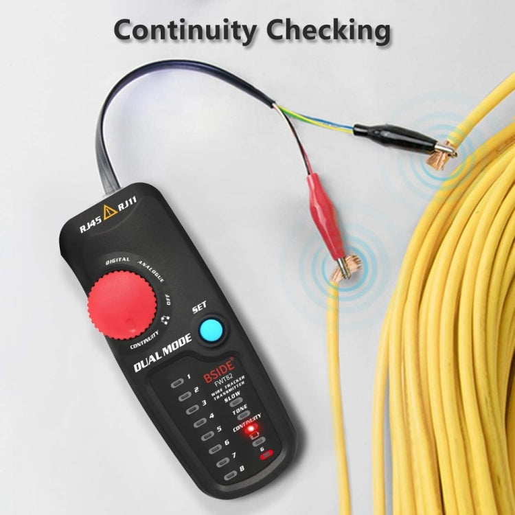 BSIDE FWT82 Analog And Digital Dual-Mode Anti-Interference Intelligent Line Finder Network Cable Tracker – Durable Build, Easy to Use