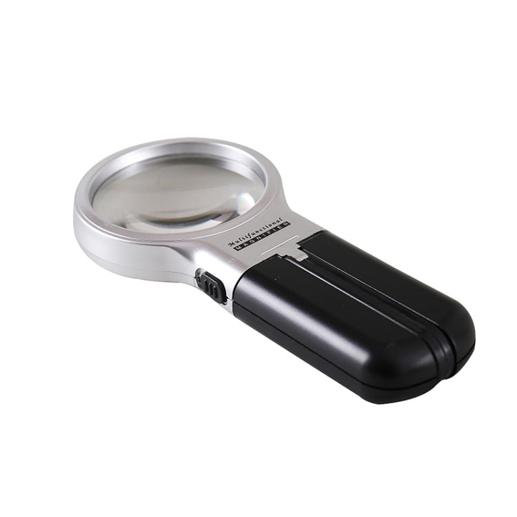 Th7006 Multi-Function Folding Magnifying Mirror With LED Lamp Hold Bracket Two-Purpose Reading Repair Acrylic 3 Times Magnifier, Th7006 Th7006