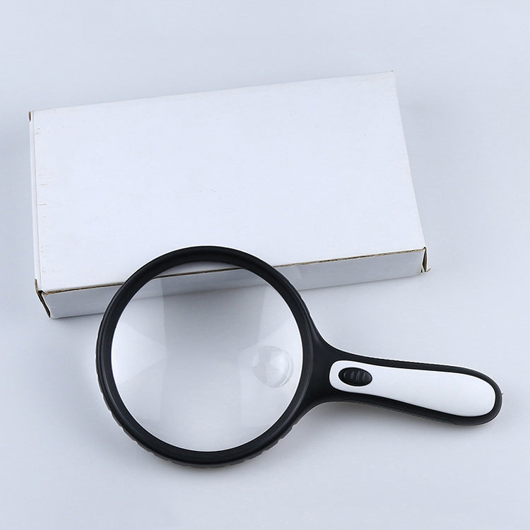 XT-4986E Handheld With Light Magnifier 10 Times Acrylic Lens Portable Magnifying Glass, XT-4986E – Durable Build, Easy to Use