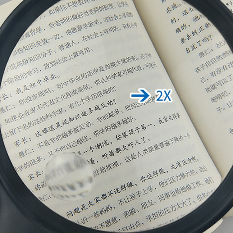 XT-4986E Handheld With Light Magnifier 10 Times Acrylic Lens Portable Magnifying Glass, XT-4986E – Durable Build, Easy to Use