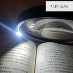 XT-4986E Handheld With Light Magnifier 10 Times Acrylic Lens Portable Magnifying Glass, XT-4986E – Durable Build, Easy to Use