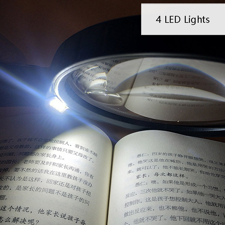 XT-4986E Handheld With Light Magnifier 10 Times Acrylic Lens Portable Magnifying Glass, XT-4986E – Durable Build, Easy to Use