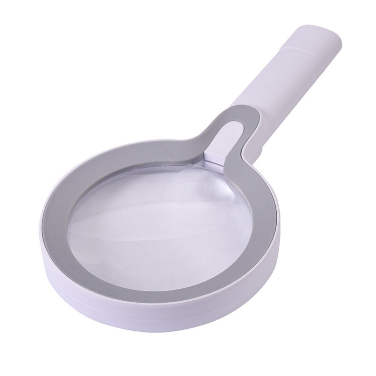 XT-8013 With 29 LED Lights 3 Gelling Touch Switch Magnifier 2 Times / 13 Times Hand-Held Magnifying Glass, XT-8013 (White+Gray), XT-8013(White+Dark Blue) XT-8013 (White+Gray) White+Gray