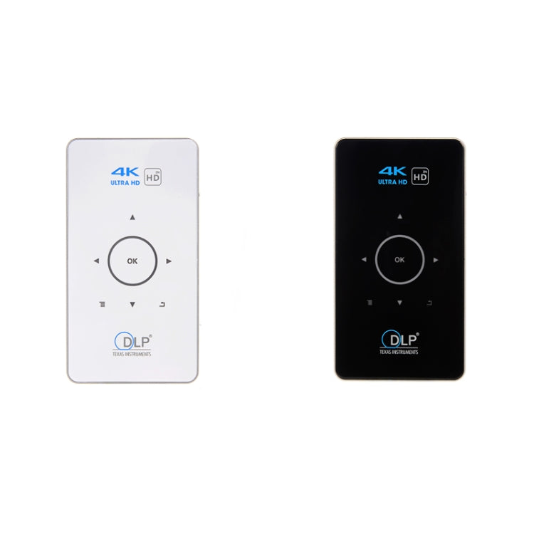 C6 1G+8G Android System Intelligent DLP HD Mini Projector Portable Home Mobile Phone Projector，, US Plug (Black), EU Plug (Black), UK Plug (Black), AU Plug (Black), US Plug (White), AU Plug (White)