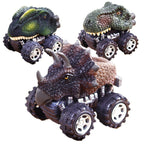 3 PCS Children's Gift Dinosaur Toy Car Model Pull Back Mini Toy Car