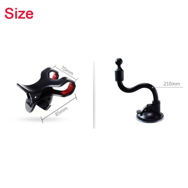 Universal Suction Cup Car Windshield Mount Phone Holder Glass Sticky Bracket, Suction Cup Phone Holder – TPU