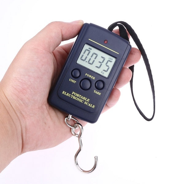 10g Mini Digital Fishing Scale Travel Weighting Steelyard Hanging Electronic Hook Scale Kitchen Weight Tool, Capacity:40kg, 40kg without Backlight, 40kg with Backlight 40kg without Backlight without backlight