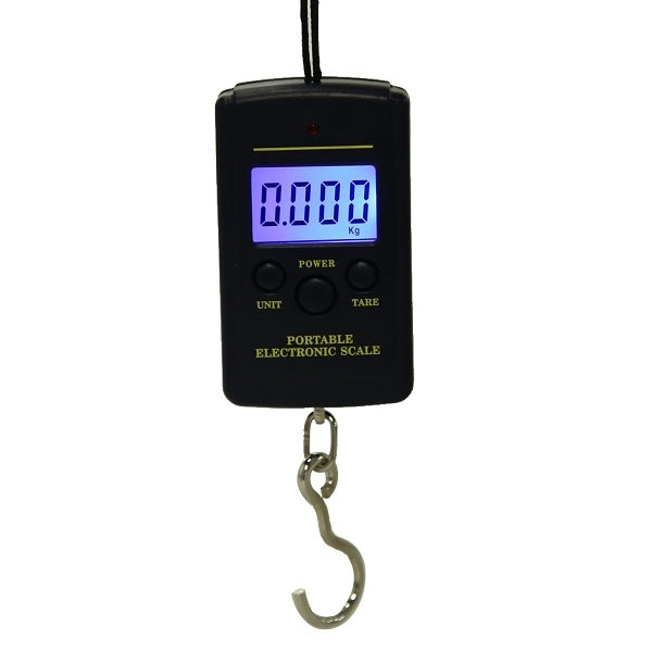 10g Mini Digital Fishing Scale Travel Weighting Steelyard Hanging Electronic Hook Scale Kitchen Weight Tool, Capacity:40kg, 40kg without Backlight, 40kg with Backlight – Durable Build, Easy to Use 40kg with Backlight with backlight